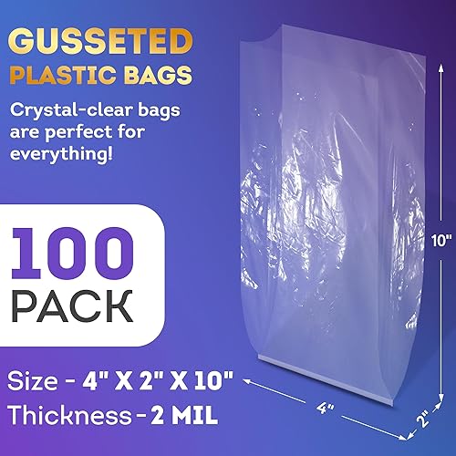 Vista 44 de APQ - Bolsas de polietileno con fuelle Transparente