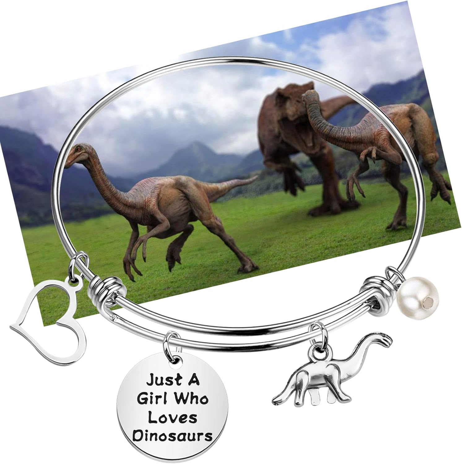 FAADBUK Funny Dinosaurs Bracelet - Animal Lover Gift for Dinosaur Lovers - Image 5