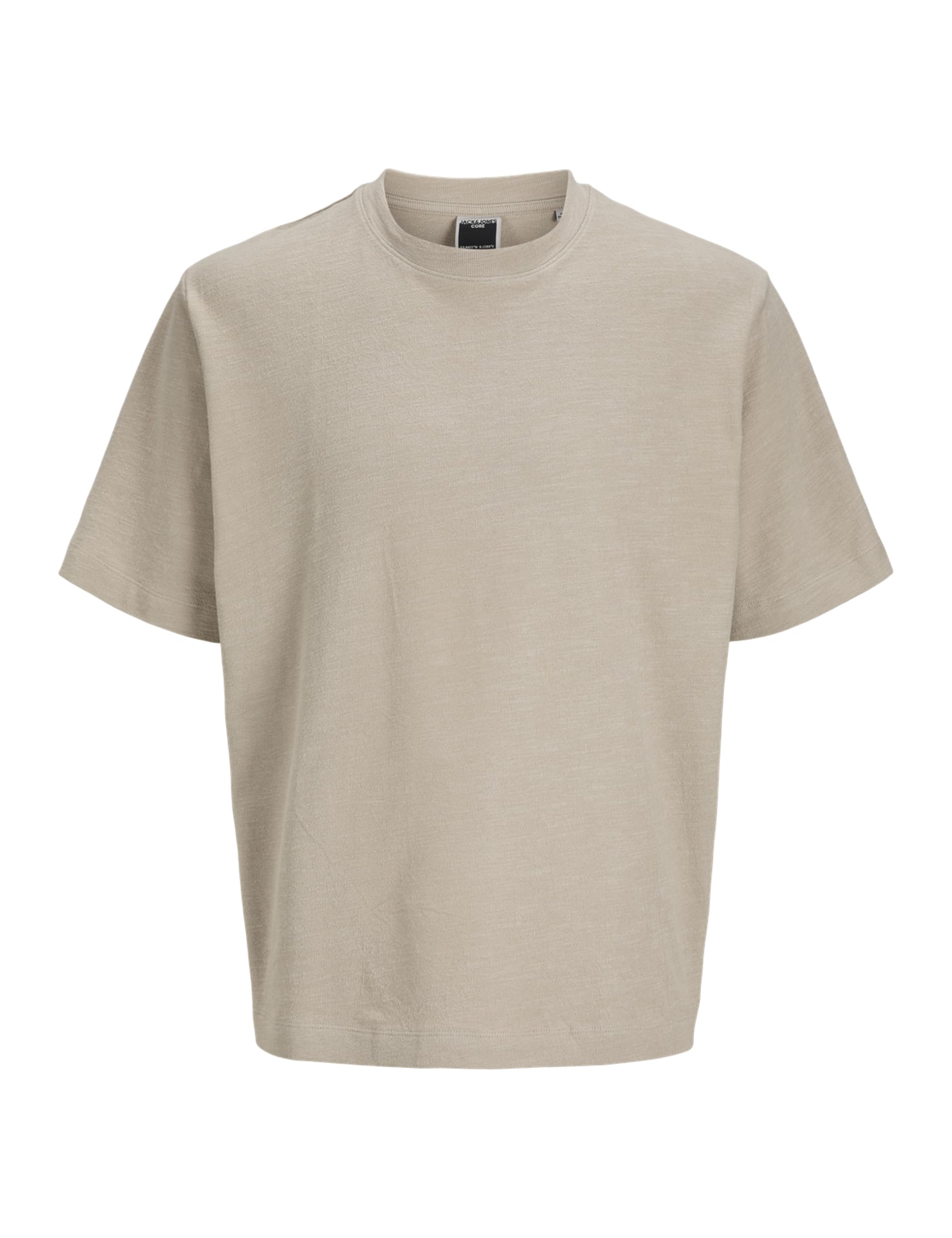 JACK & JONES Męska koszulka Jcolido Design Fabric Tee SS Crew Neck, Czysty kaszmir., XL