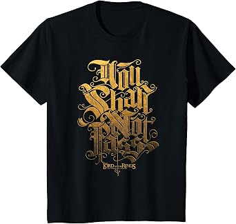 The Lord of The Rings You Shall Not Pass T-Shirt