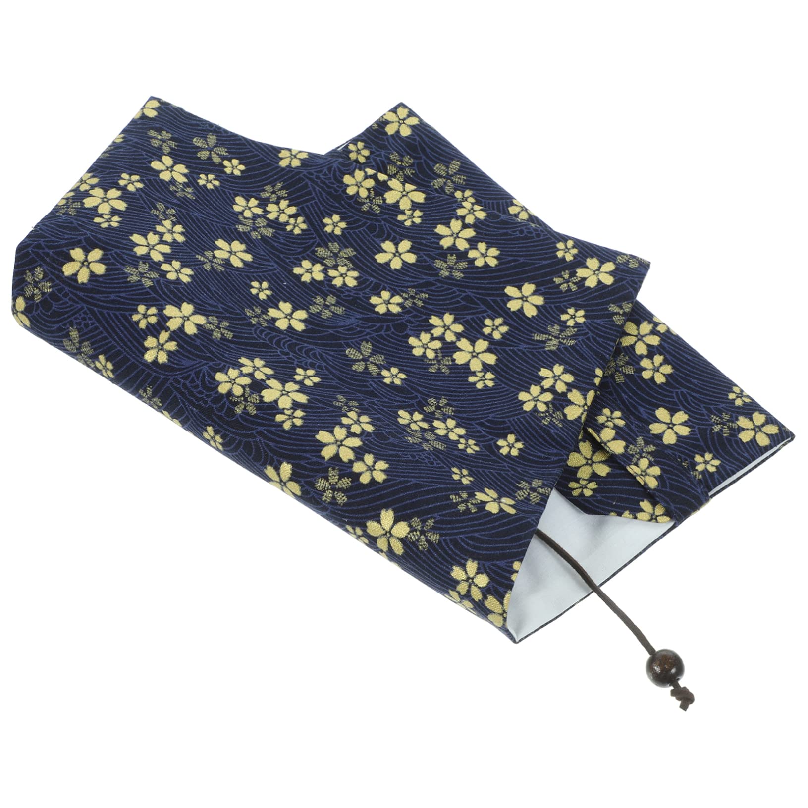 EXCEART 5piezas Cubierta De Libro De Tela Funda Decorativa y Protectora Para Amantes Libros Diseño De Flores Para Cuadernos