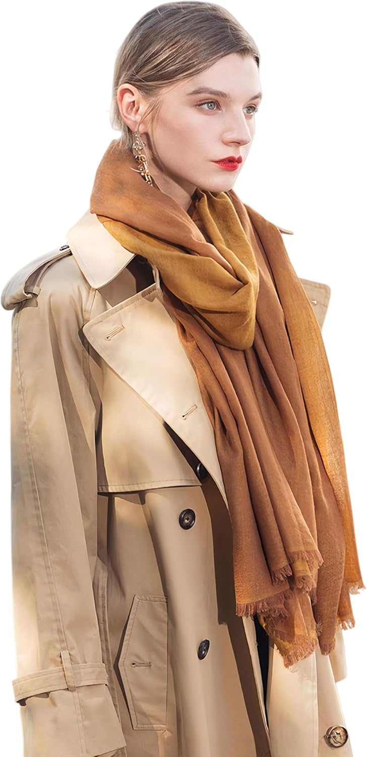 Soft Reversible Cashmere Scarf