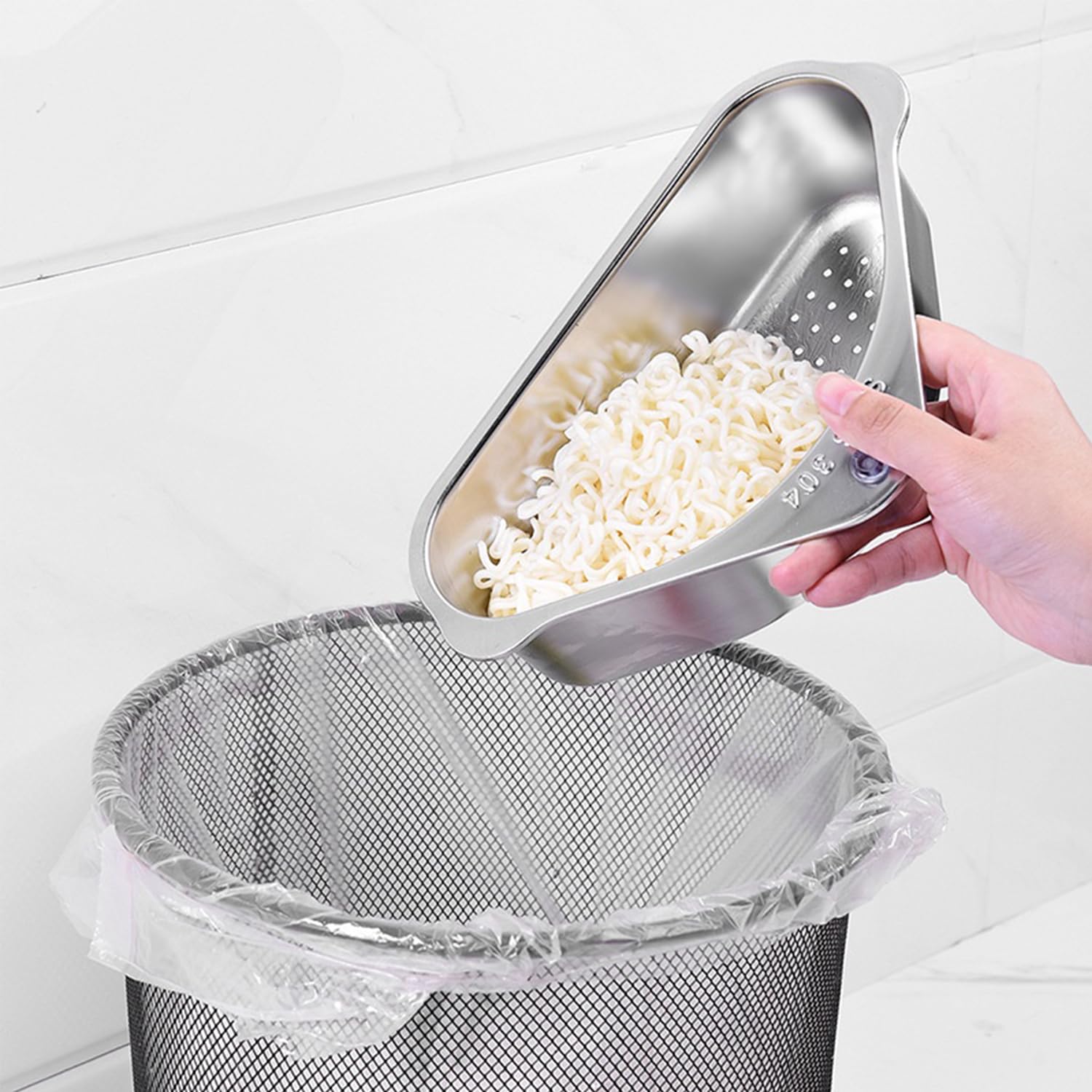 Étagère Filtrante Pour évier - Acier Inoxydable, Rotative - Pour égoutter Et Filtrer Les Déchets