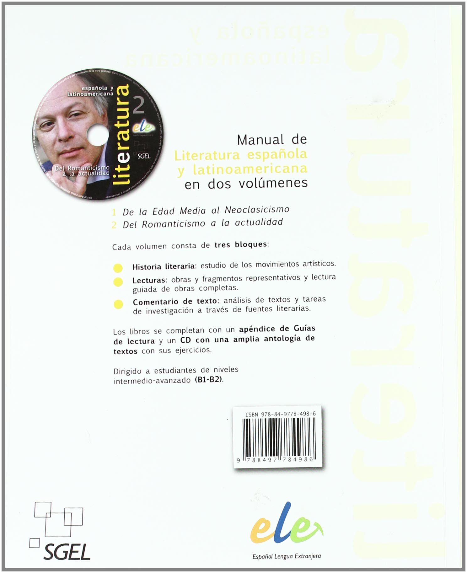 Literatura Espanola y Latinoamericana 2 [Lingua spagnola]