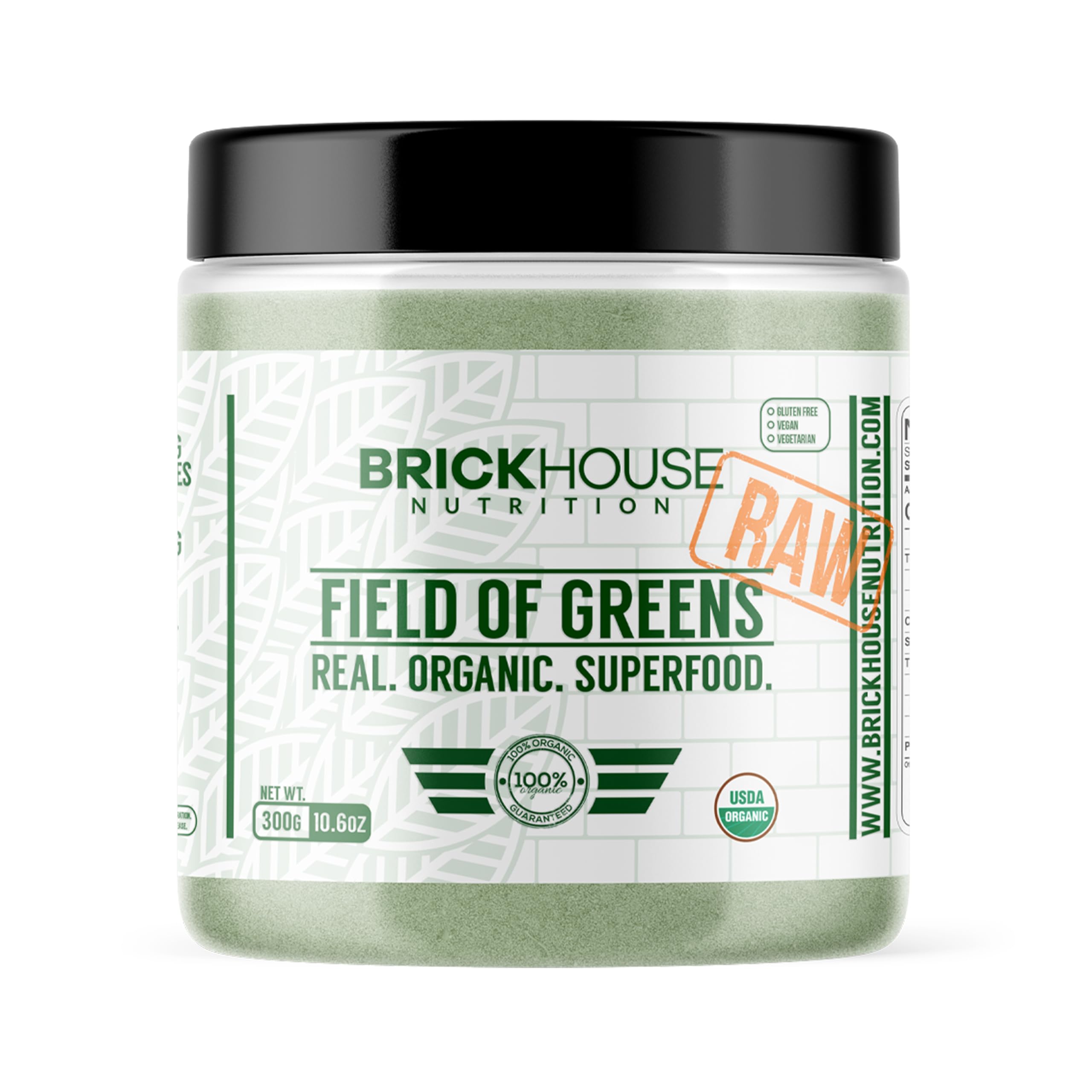 BRICKHOUSE NUTRITION Field of Greens Super Greens Powder | Doctor-Formulated Superfood Powder, Fruits & Veggies Supplement - Original (Single Pack) — Amazon image 12