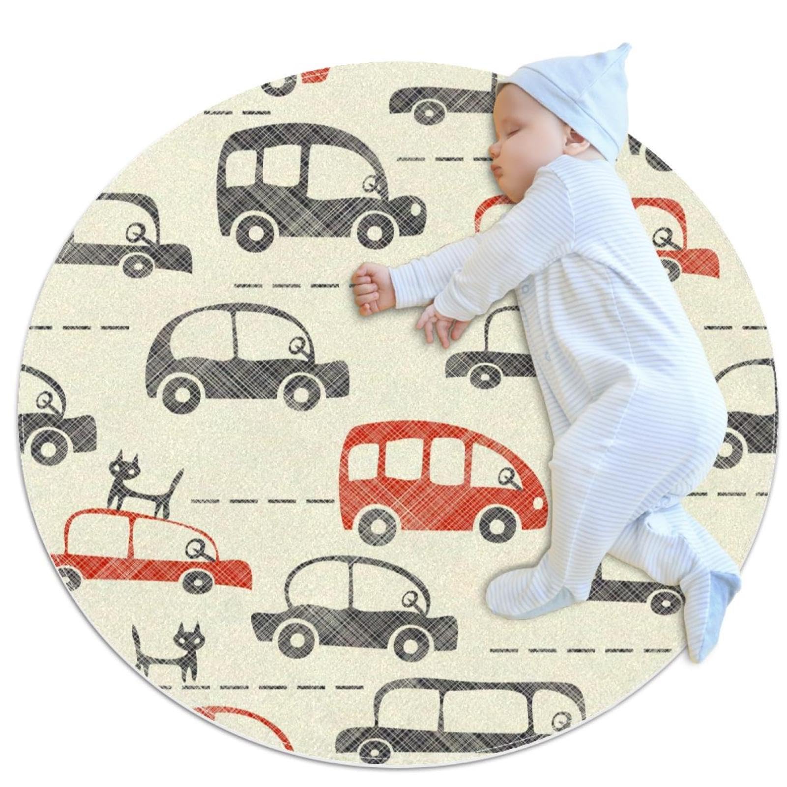 Tapis de sol antidérapant rond 1m pour sécuriser la salle de bain