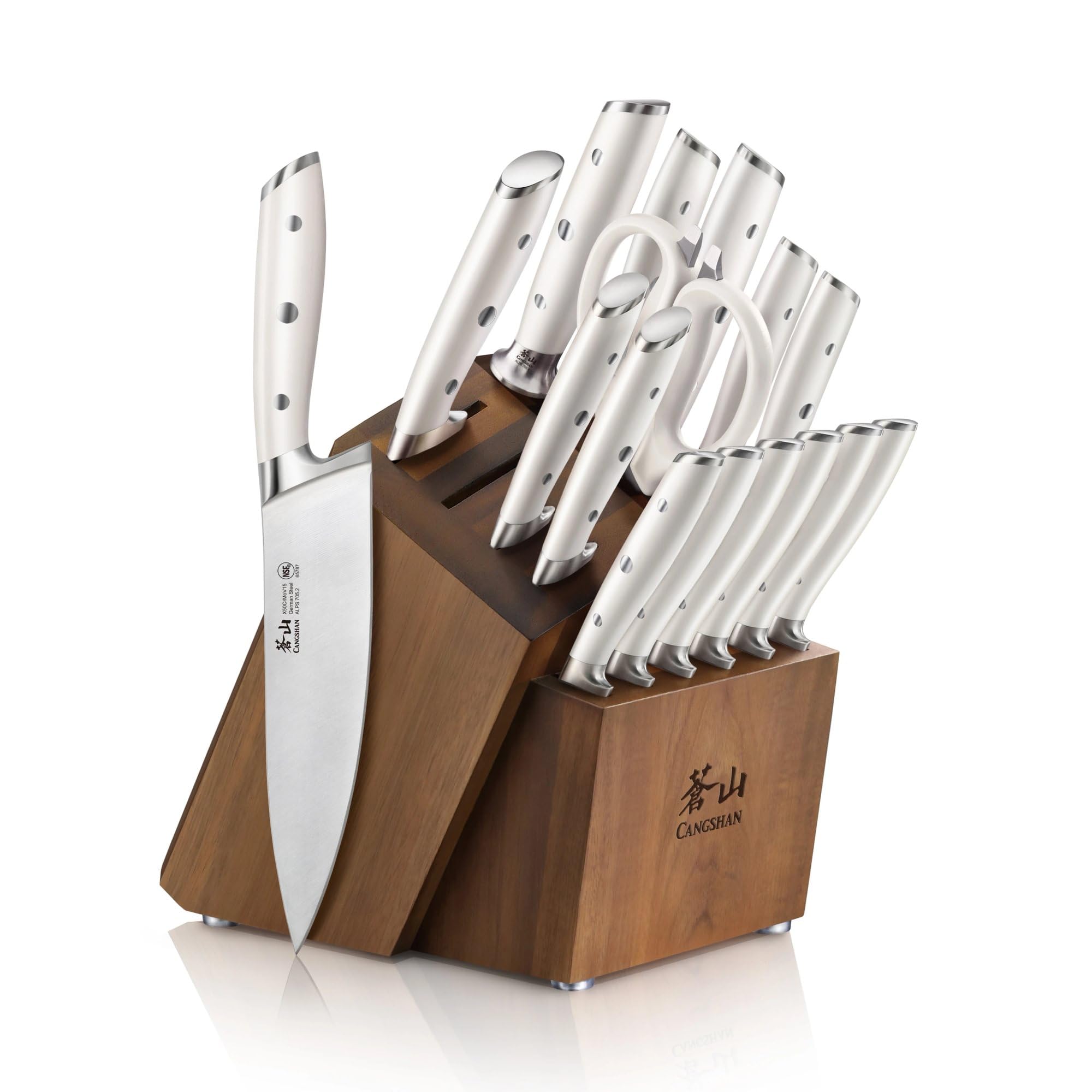 Cangshan Alps Series 17-Piece Knife Set
