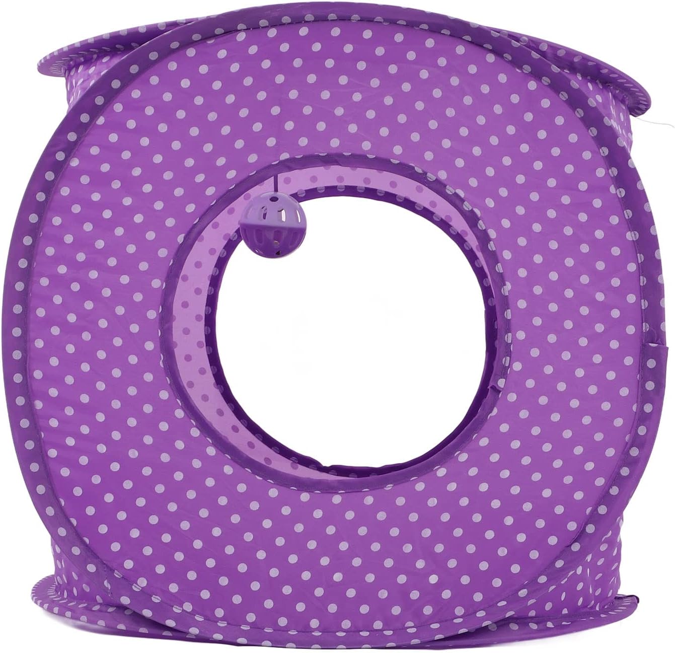 Pssopp Cat Tunnels Indoor Collapsible Maze Cat Tunnel Bed Cat Play Tent Interactive