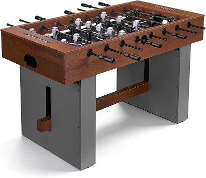 Full Size Foosball Table, 56 Inch Soccer Table for Game Room & Family Fun
