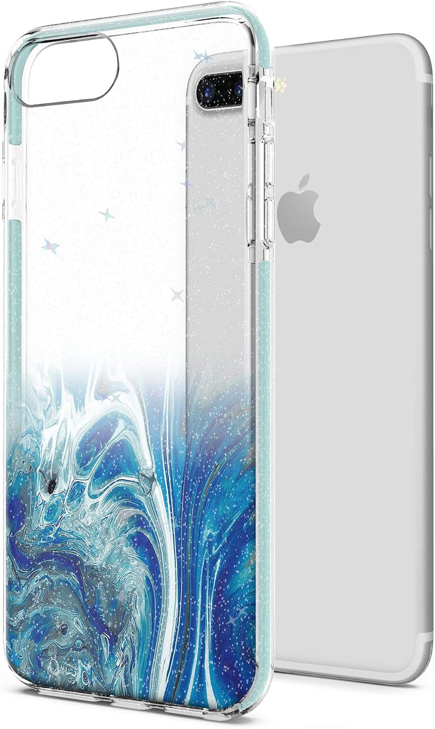 ZIZO Divine Series for iPhone 8 Plus/iPhone 7 Plus Case - Thin Protective Cover - Arctic