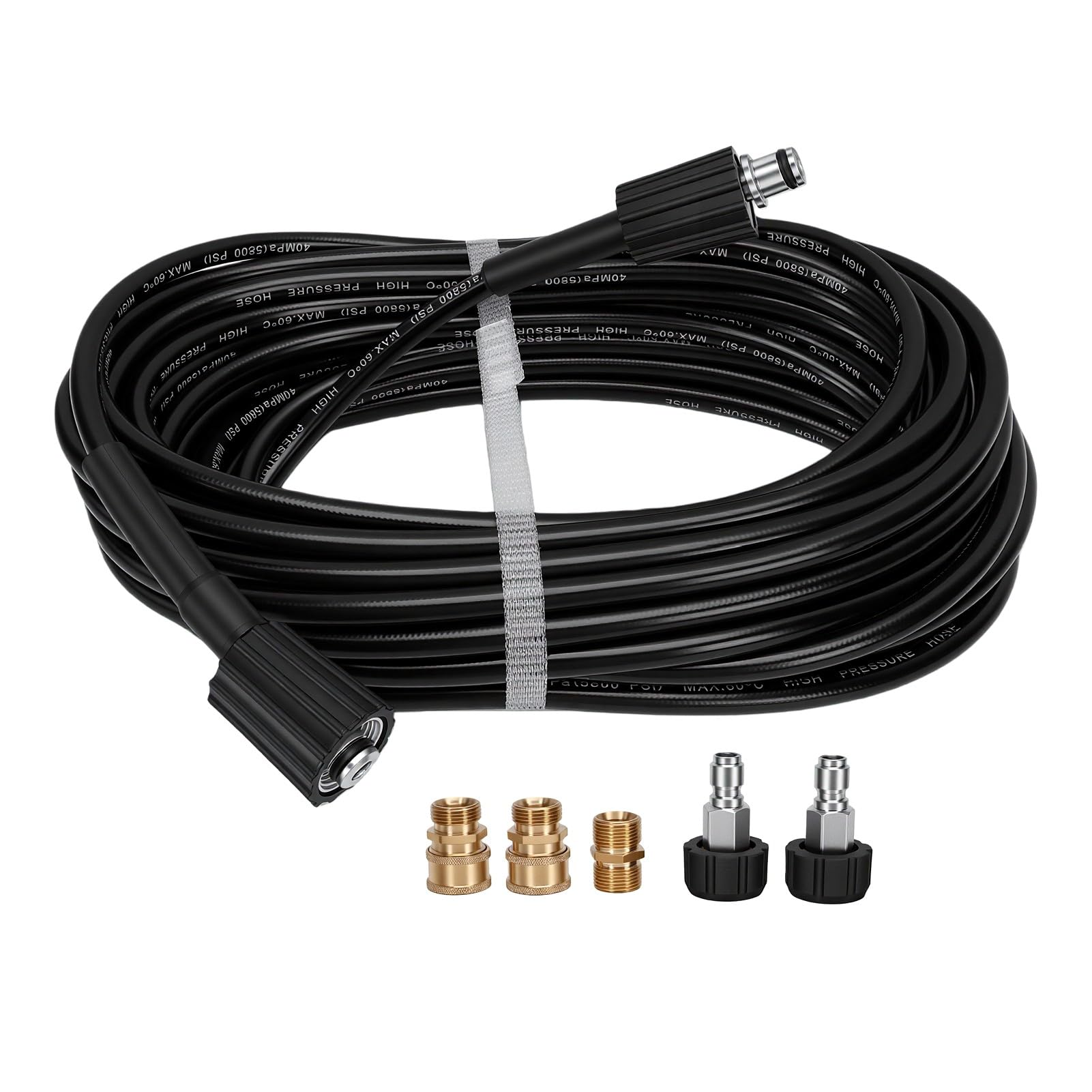 Tubo Idropulitrice Ad Alta Pressione 49ft con Connettore