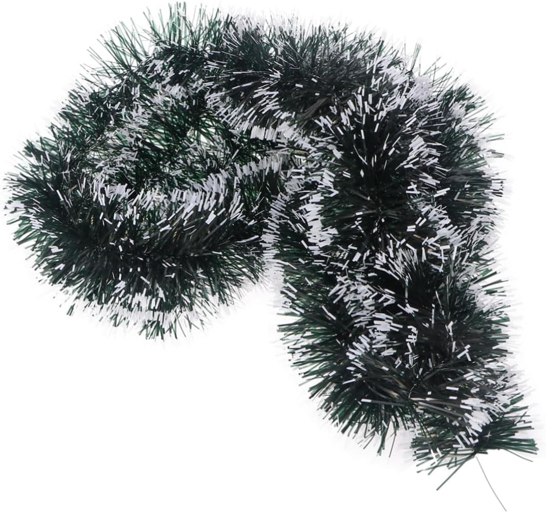 PRETYZOOM Elegant Christmas Tree Decorations 2meters Glitter Tinsel Long Strips Ornaments for Home Festive Decor