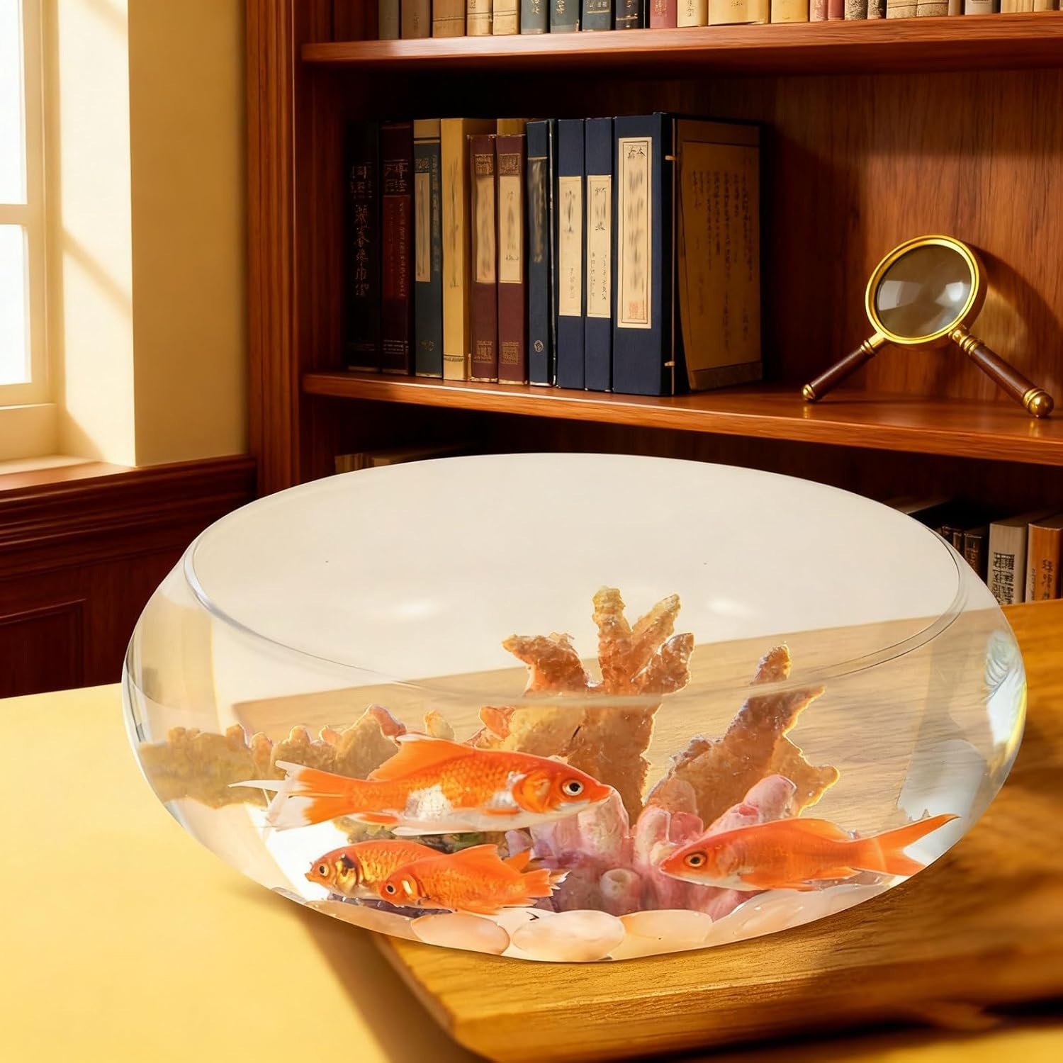 Glass Terrarium Bowl Planter for Hydroponics, Home Décor Weddings Clear Wide-Mouth Vase for Succulents, Air Plants, Floral Arrangements(X-Small)