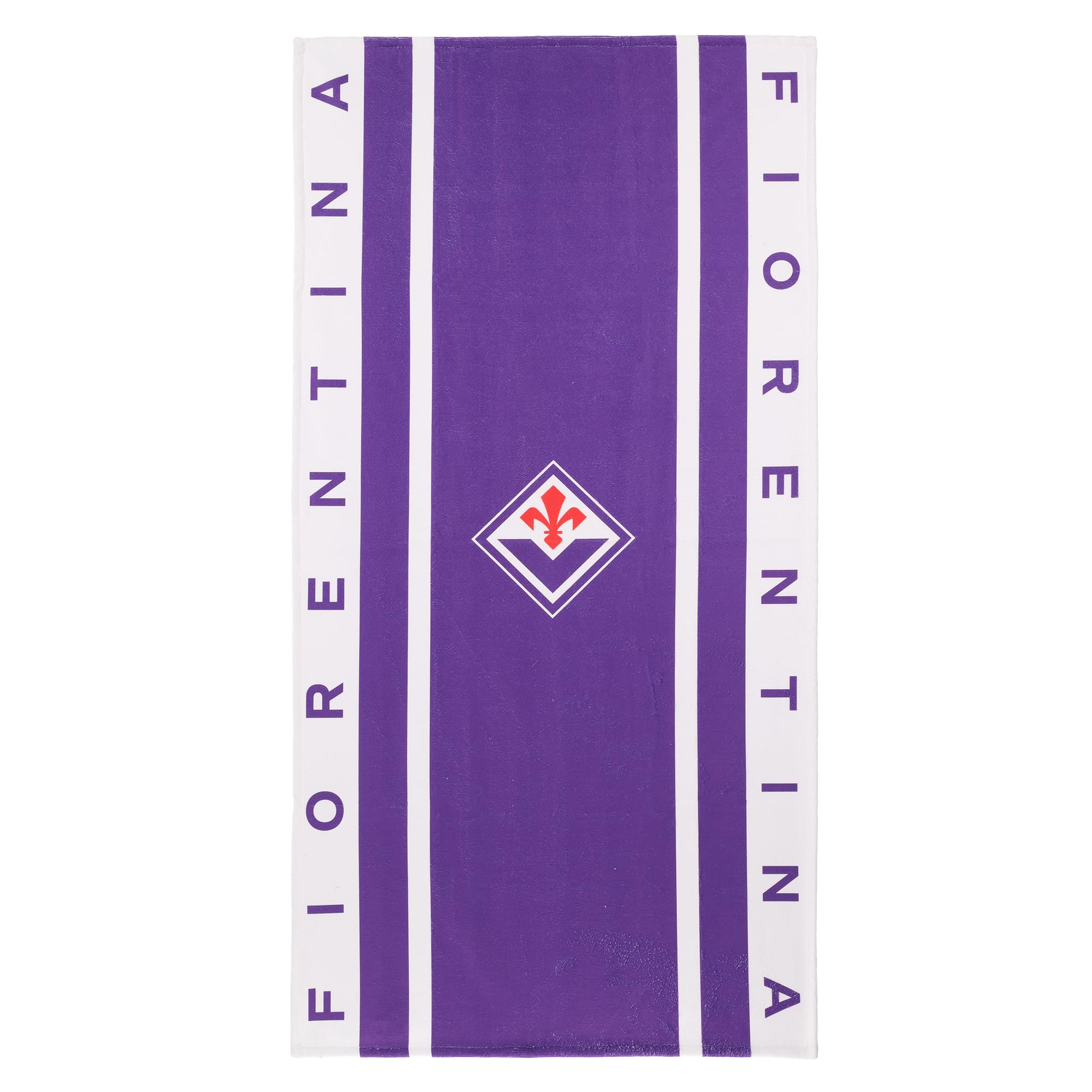 Only4fan S.r.l. ACF Fiorentina ręcznik basenowy/morski 70 x 140 cm z mikrofibry Oficjalny produkt, fioletowy