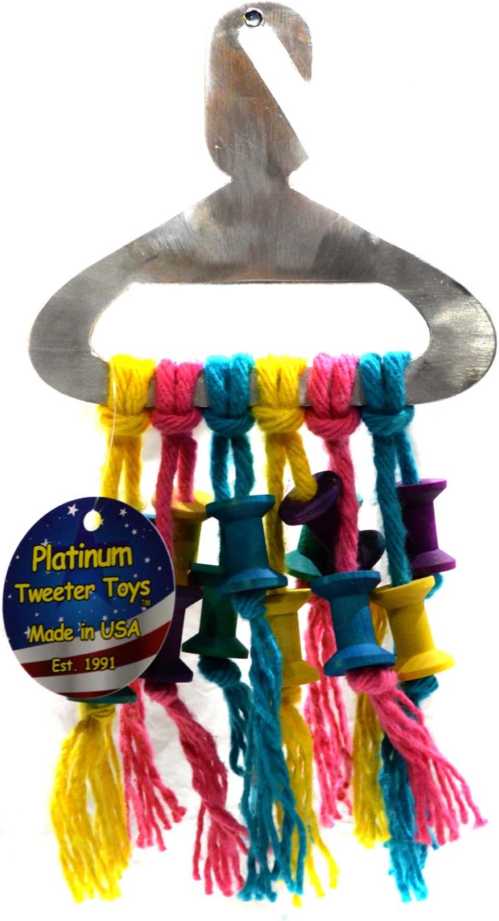 Platinum Tweeter Toys Hanger Cage with Bird Chewable Toy