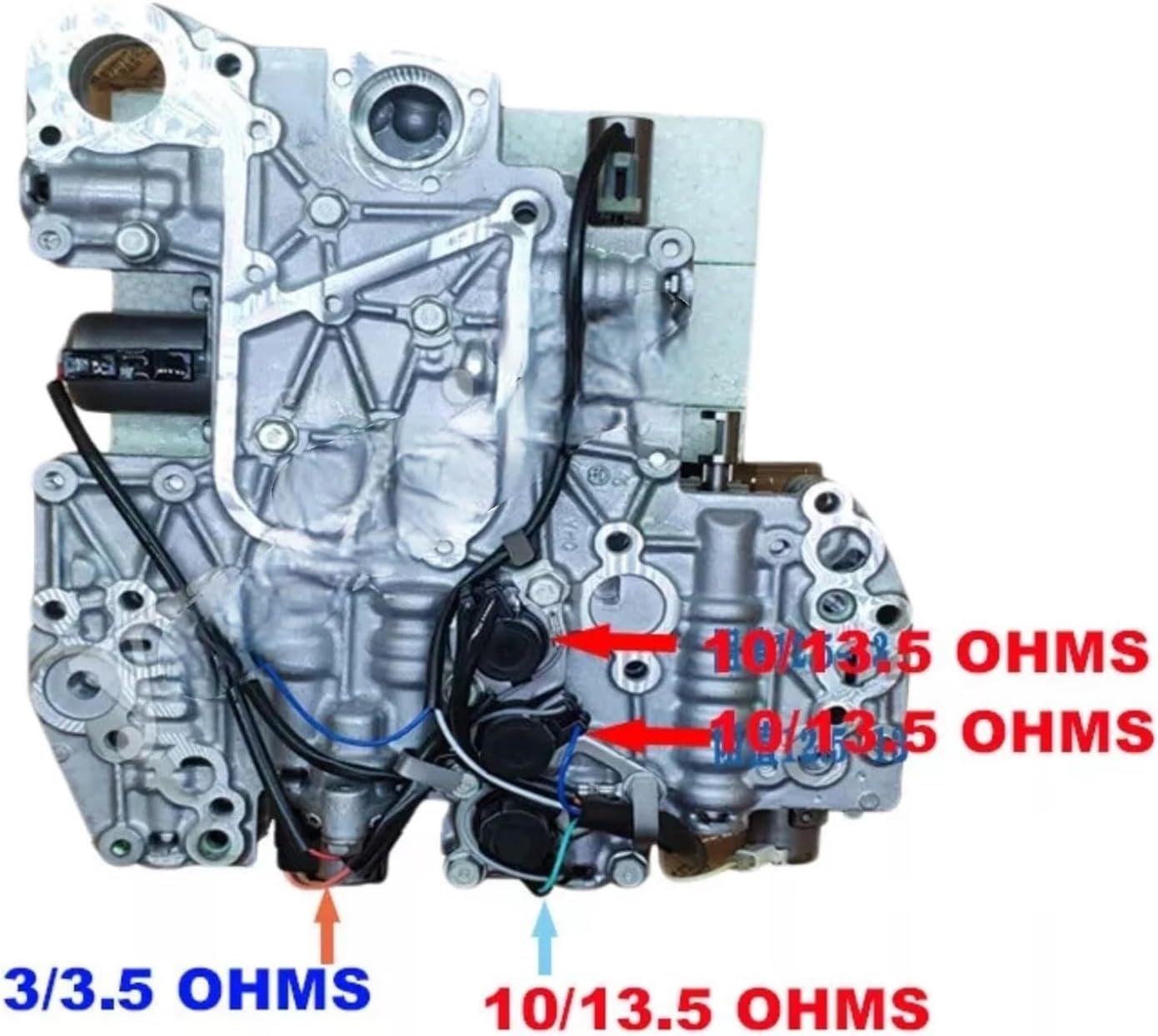 4pcs Torque Converter AWD Pressure Control Lock-Up Solenoid 31825AA050 31706AA030 Compatible With Subaru CVT TR580 TR690 Transmission