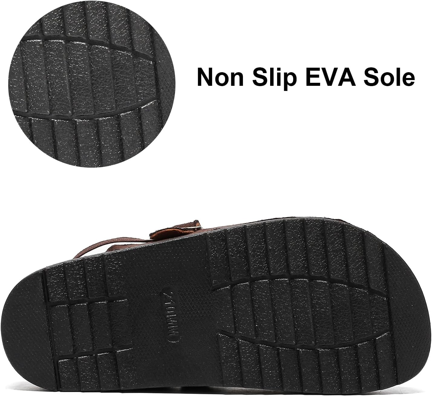 XTJSCBDSH Kids Suede Clogs for Boys and Girls Toddler Cork Footbed Sandals Mules, Potato Shoes with Adjustable Buckle, Slip-on Slippers Indoor Outdoor - Image 5