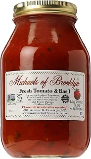 MICHAELS OF BROOKLYN Tomato Basil Sauce, 32 oz, 6pk