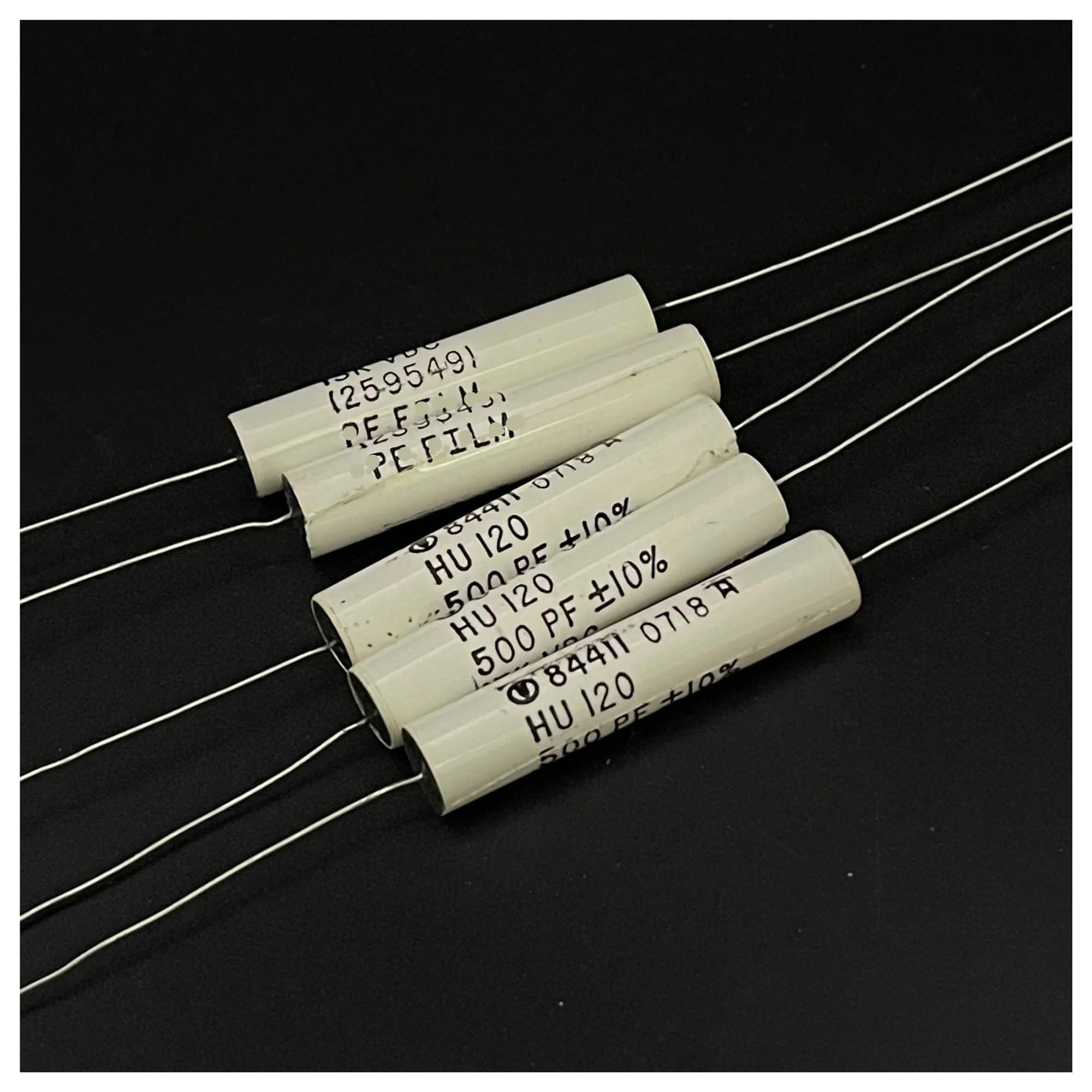LEOTNNDQ 1pcs HU120 Series 500PF 13000V Copper Foot Film Capacitor