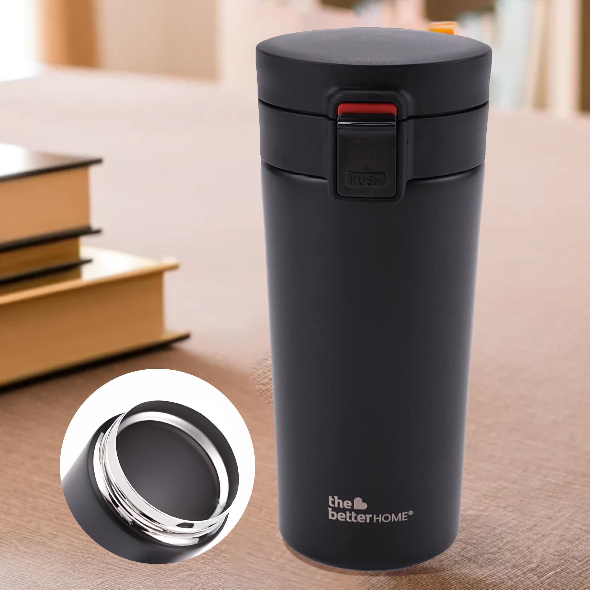 The Better Home 380 ml Insulated Coffee Cup Tumbler | Double Walled 304 Stainless Steel | Leakproof | Hot and Cold Water for Office | 6 hrs hot & Cold (B0BKTDY3R8) Amazon Price History, Amazon Price Tracker
