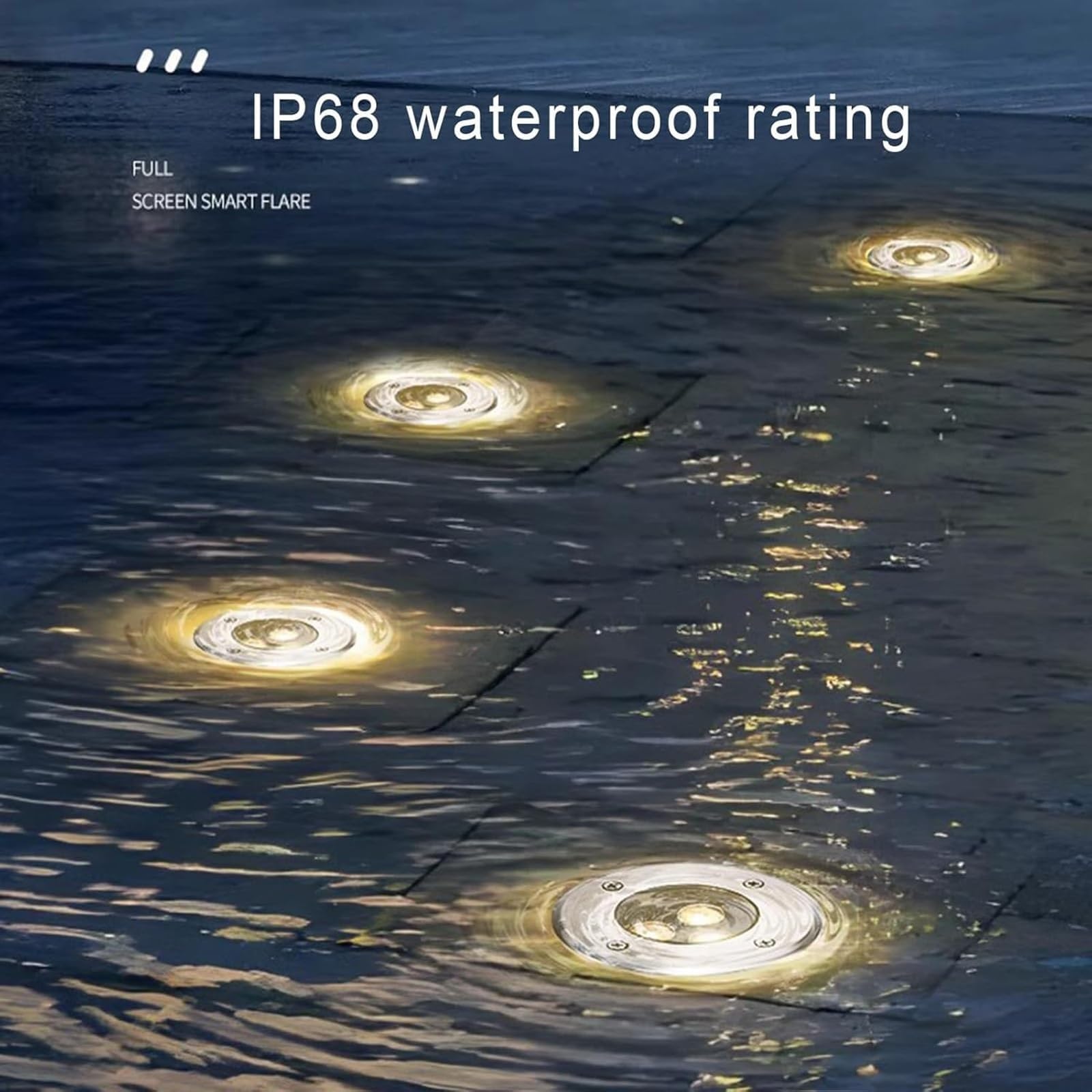 Einbau-Unterwasserleuchte, IP68 Wasserdicht 12V/24V Niederspannungs-LED-Schwimmbadleuchte Aus Edelstahl, LED-Strahler Für Pool, Brunnen, Teich, Landschaftsbeleuchtung Im Freien(Purple Light,12W)