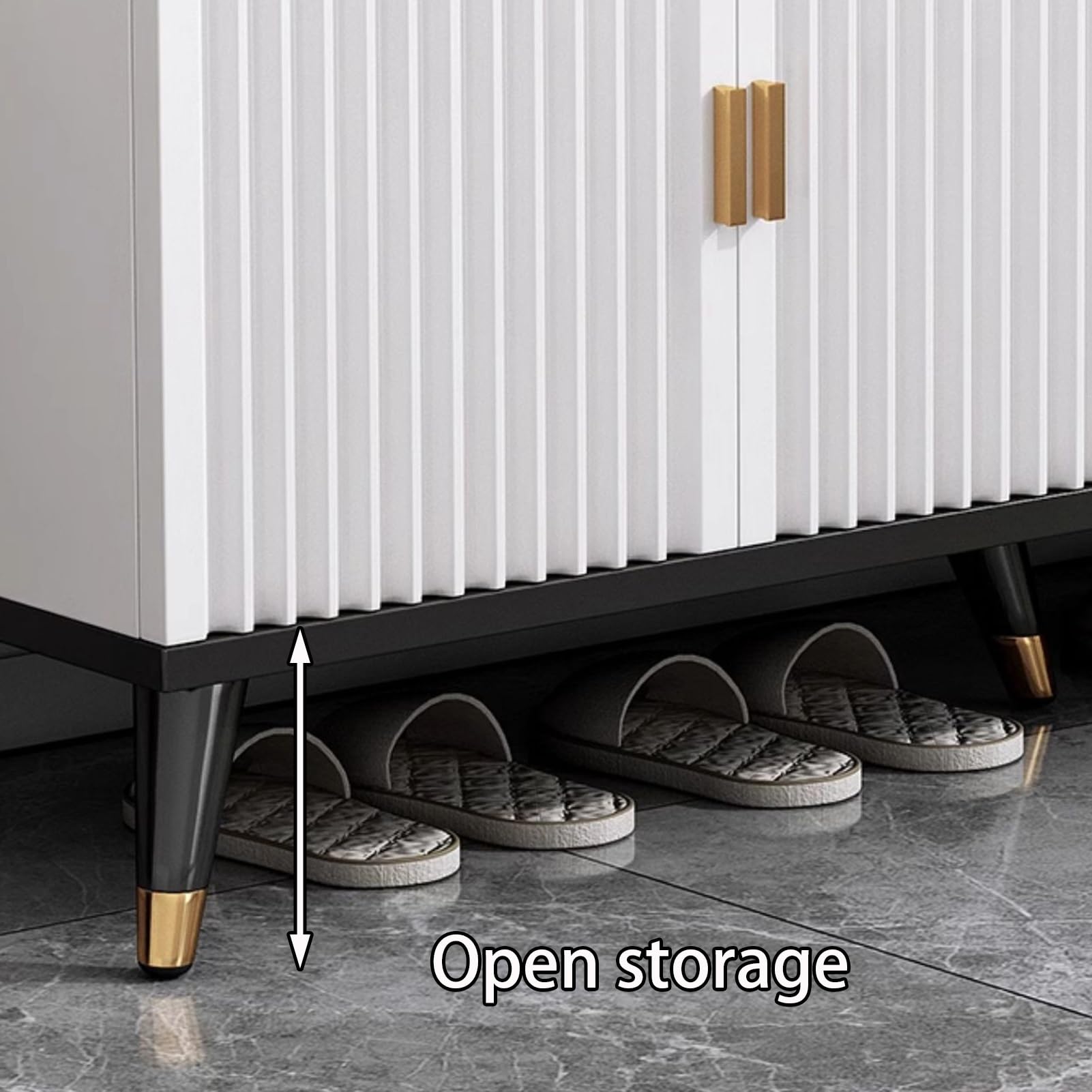 Banco de zapatos multifuncional con puerta de 90 cm, almacenamiento de entrada, elegante zapatero para dormitorio y sala de estar, diseño de ahorro de espacio, duradero y cómodo