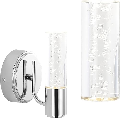 JONATHAN Y JYL7222A Bolha - Luz LED integrada moderna minimalista de 5.5 pulgadas, estilo clásico y contemporáneo, glamour, 4000 K, 5 W, luz