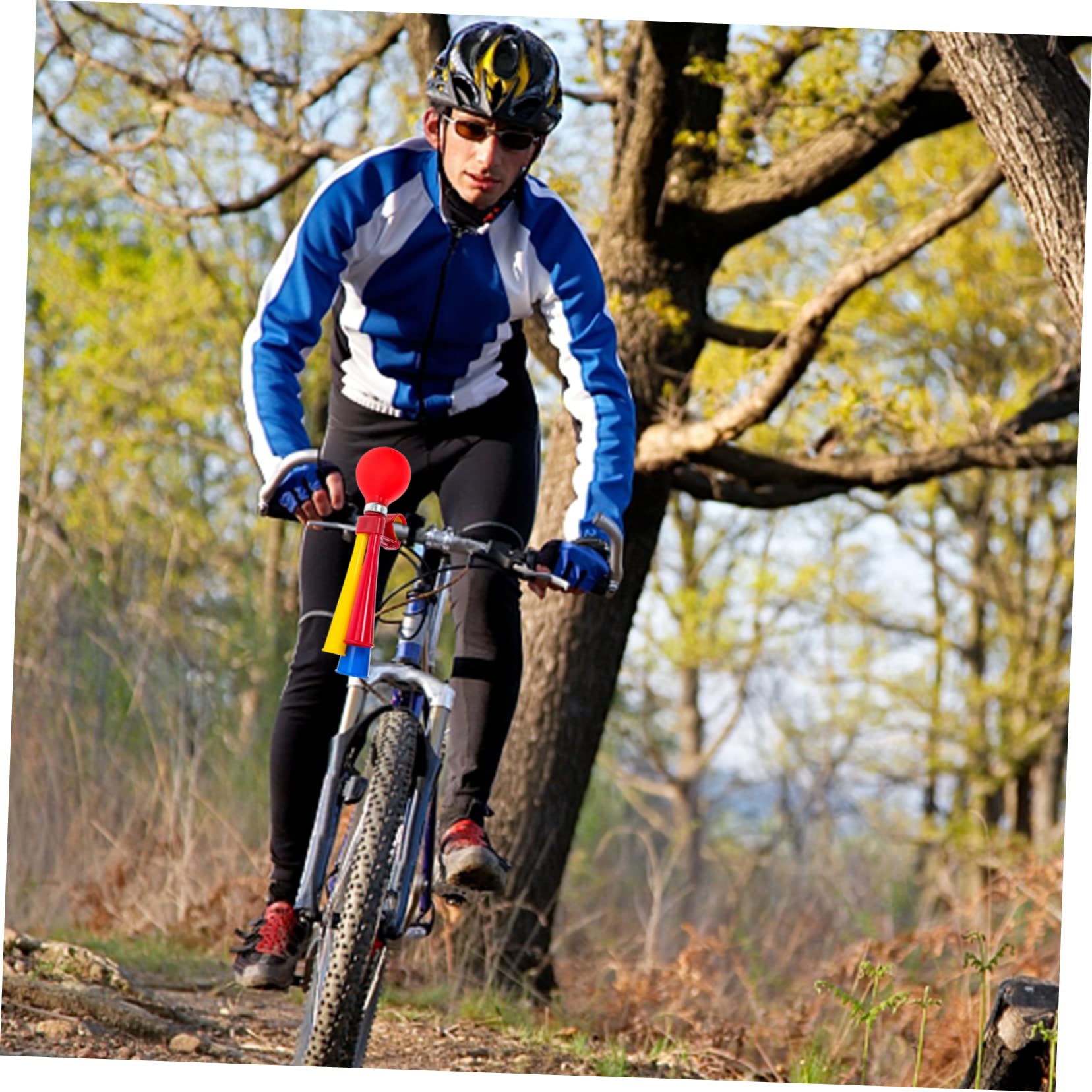 BESPORTBLE 2pcs Bicycle Air Horn Outdoor Portable Speaker Portable Outdoor Speaker Scooter Accessories for Kids Cycling Squeeze Ring Bicycle Retro Clown Horn Kids Bike Horn Resin Bike Supply