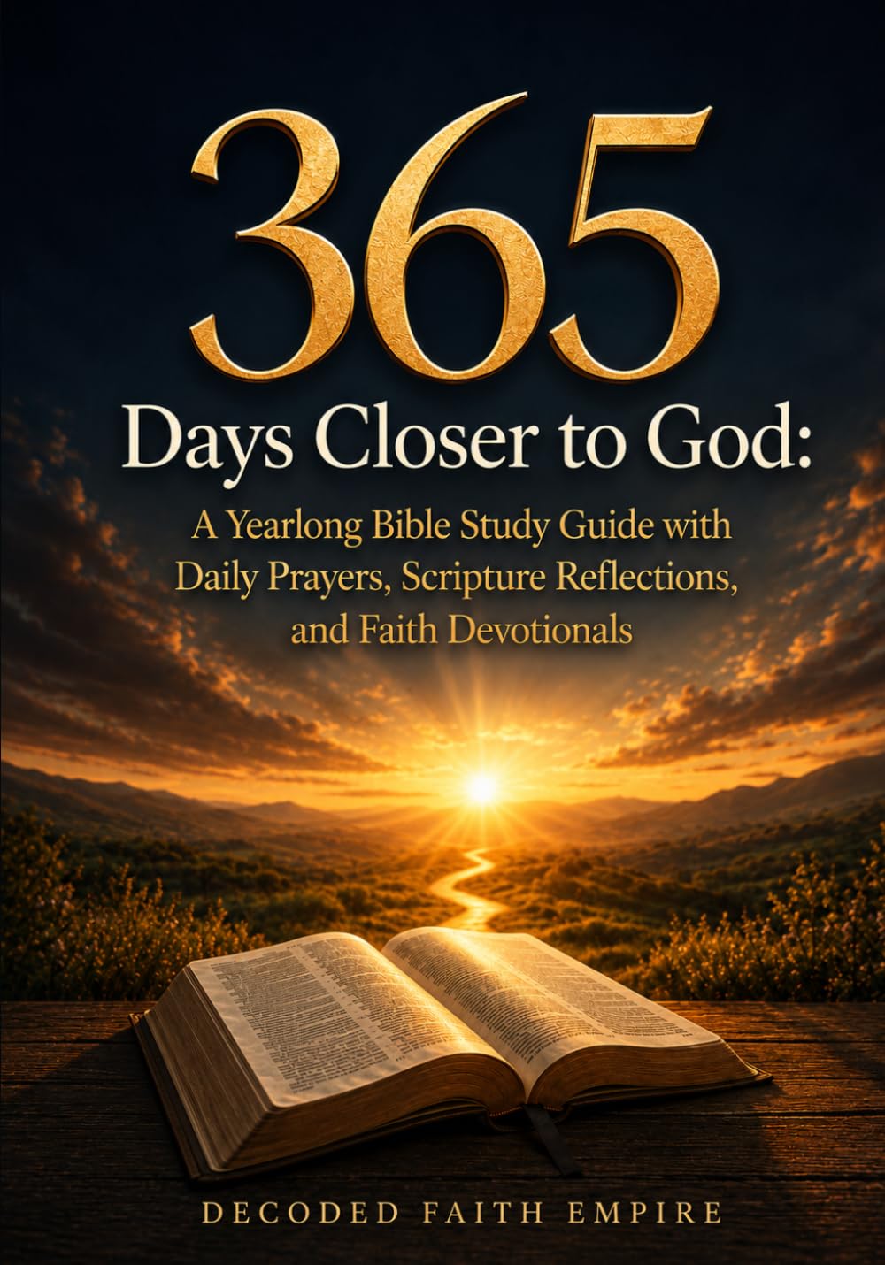 365 Days Closer to God: A Yearlong Bible Study Guide with Daily Prayers, Scripture Reflections, and Faith Devotionals: A Daily Christian Devotional ... Faith, Strength, Peace and Spiritual Growth