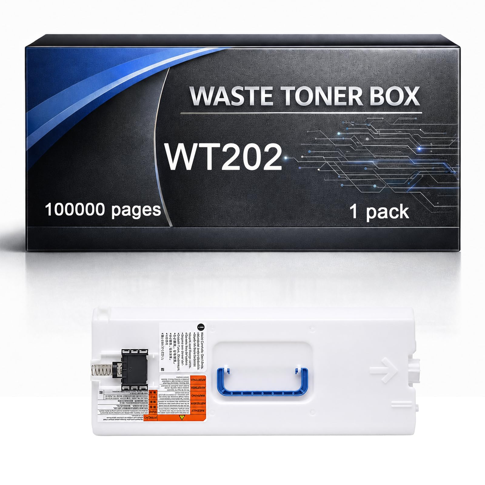 Contenitore toner di scarto WT-202 compatibile con Canon WT202 per stampanti Advance C3320 C3325 C3325i C3330 C3330i C3520 C3525 C3530 (GPR53) C5535 C5540 C5550 C5550i C5560