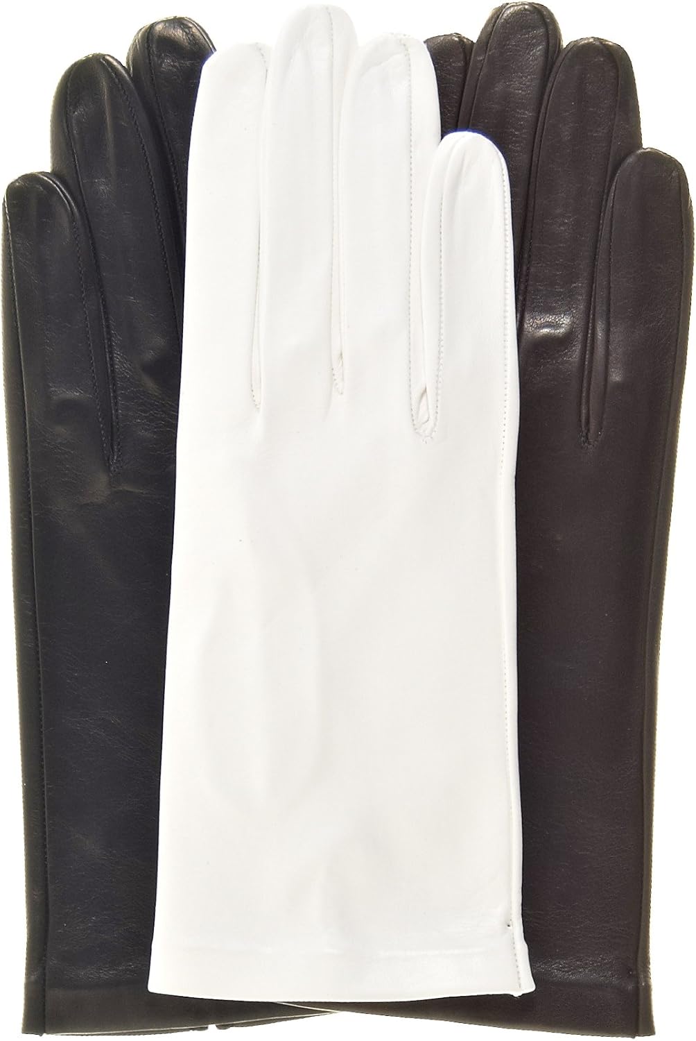 Fratelli Orsini Women's Italian Unlined Leather Gloves Size 7 Color Black Clothing