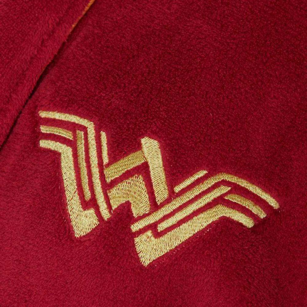 Wonder Woman Bademantel - Logo-Design ohne Kapuze - weiches Fleece mit Gürtel - DC Comics Justice League Geschenke für Damen Frauen Teenager Mädchen