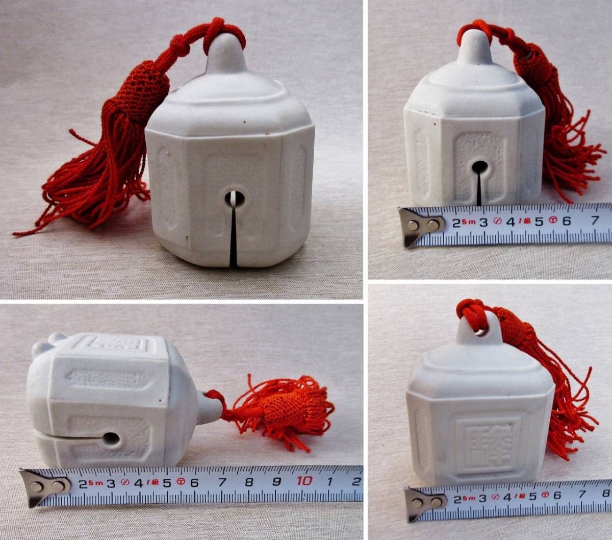 本居宣長翁遺愛『古鈴形八種之内水滴』 伊勢窯元 原正山 作 昭和初期