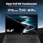 HP 15.6" FHD Ordinateur portable à écran tactile pour les affaires et à la maison, Ryzen 7 5825U, 64GB RAM, 2TB SSD, Wi-Fi rapide 6, Radeon Graphics, Windows 11 Accueil, Cahier portable pour le travail et l'étude