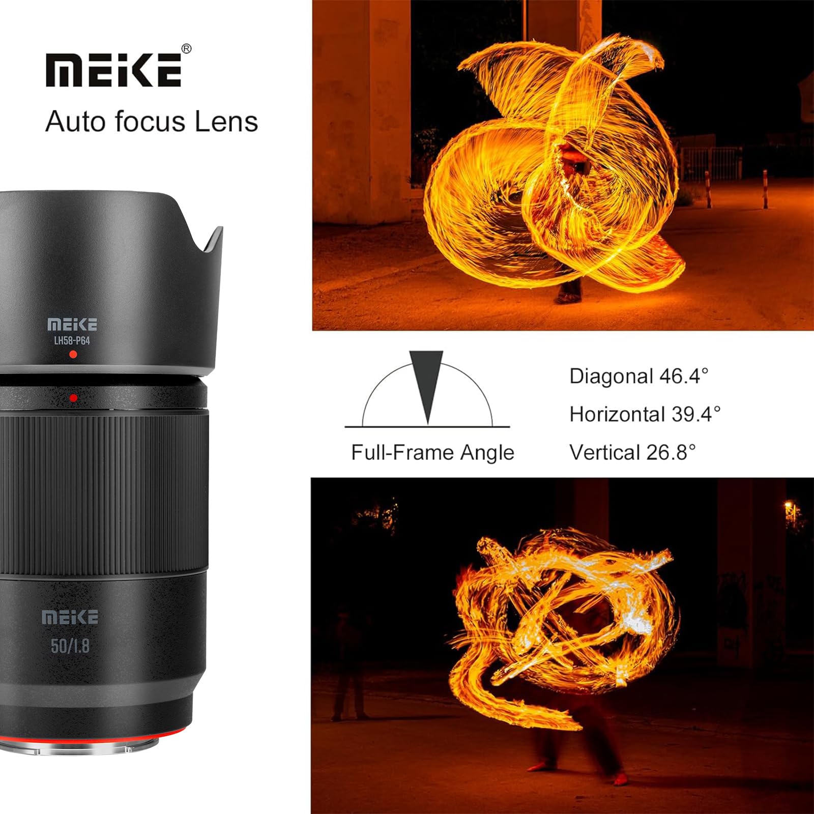 Amazon.co.jp: Meike 50mm F1.8 オートフォーカス STM ステッピング