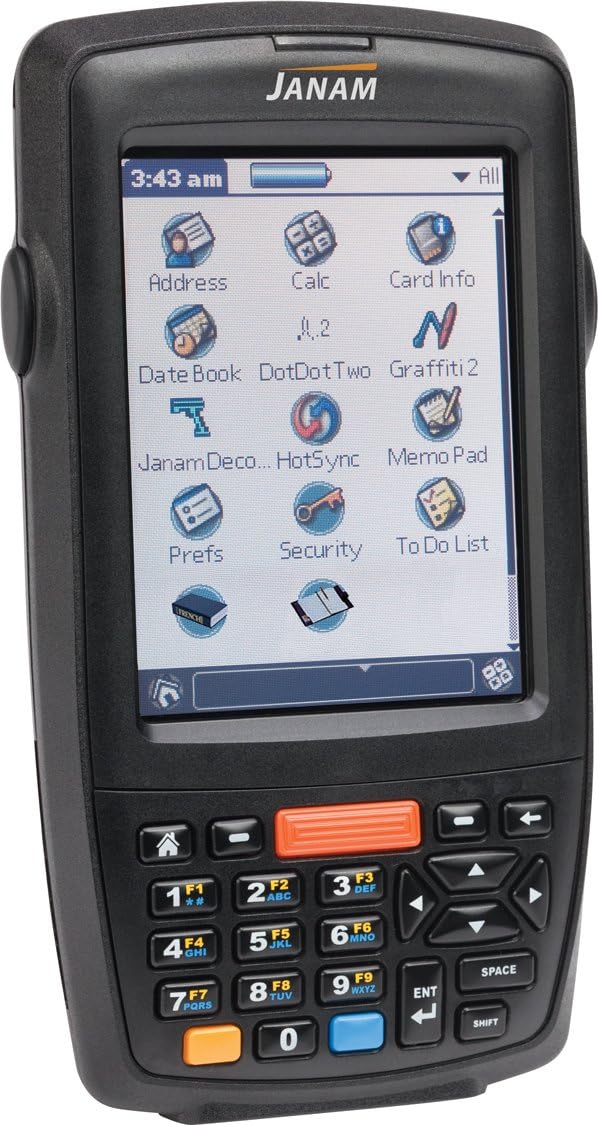 Janam XP30N-1NCLYC00 Series XP30 Handheld Computing Devices, Rugged PDA, 2D Imager, Numeric Keypad, 240 x 320 QVGA Color Display, 1880 mAh Battery
