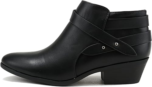 Soda SWEETEN - Botines de tacón de bloque con múltiples correas y puntera cerrada para mujer