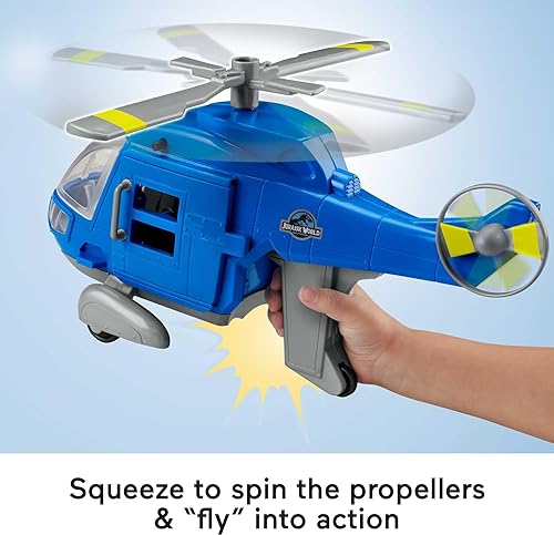 Miniatura 3 de Fisher-Price Imaginext Jurassic World - Juguetes de dinosaurio con 3 dinosaurios y figura de Owen Grady para niños en edad preescolar a partir de 3