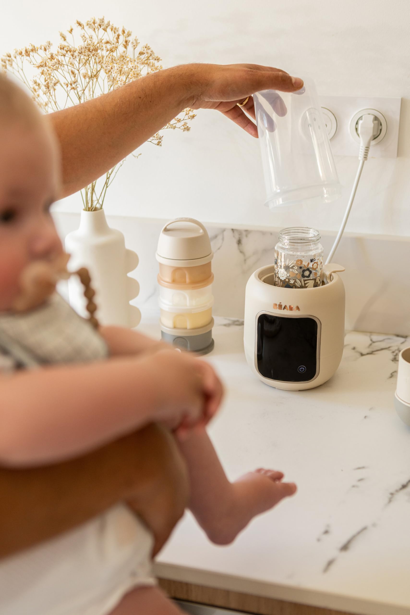 Image secondaire de Chauffe-biberon et stérilisateur 5 en 1 BEABA - Argile colorée