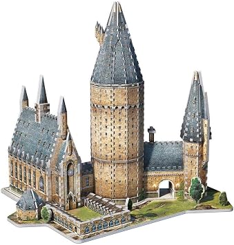 WREBBIT 3D Wrebbit 3D-The Great Hall of Hogwarts 3D Puzzle, Multicolor W3D-2014