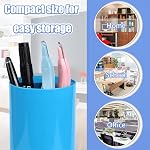Staple Remover, 2 Pcs Stapler Nail Magnetic Nail Lifter Used in School, Home, Office (Blue, Pink)