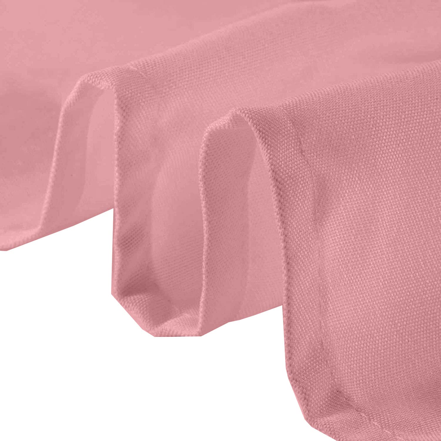 Trimming Shop 20 Inch Cotton Polyester Dusty Pink Table Napkin for Home, Hotel, Dinning, Wedding, Banquet, Party, Events, Hemmed Edges Lightweight & Machine Washable, 12pcs