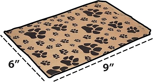 Miniatura 7 de CuteBox Pawprint - Bolsas de regalo de papel plano de estraza (100 unidades (6 x 9 pulgadas) para manualidades, recuerdos de fiesta, venta al por
