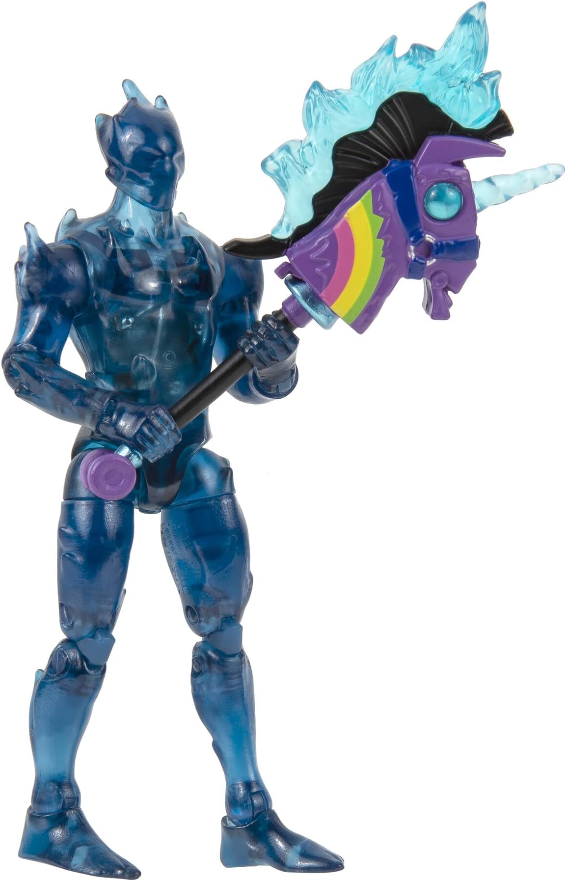 Fortnite ZERO (MASTER GRADE) - 4-Inch Articulated Light Up Figure with Harvesting Tool, Back Bling, and Weapons, FNT1069, Multicolor