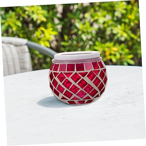 Miniatura 5 de DOITOOL Luces solares de hadas para exteriores, mosaico de vidrio, para botella, funciona con energía solar, resistente a la intemperie, para