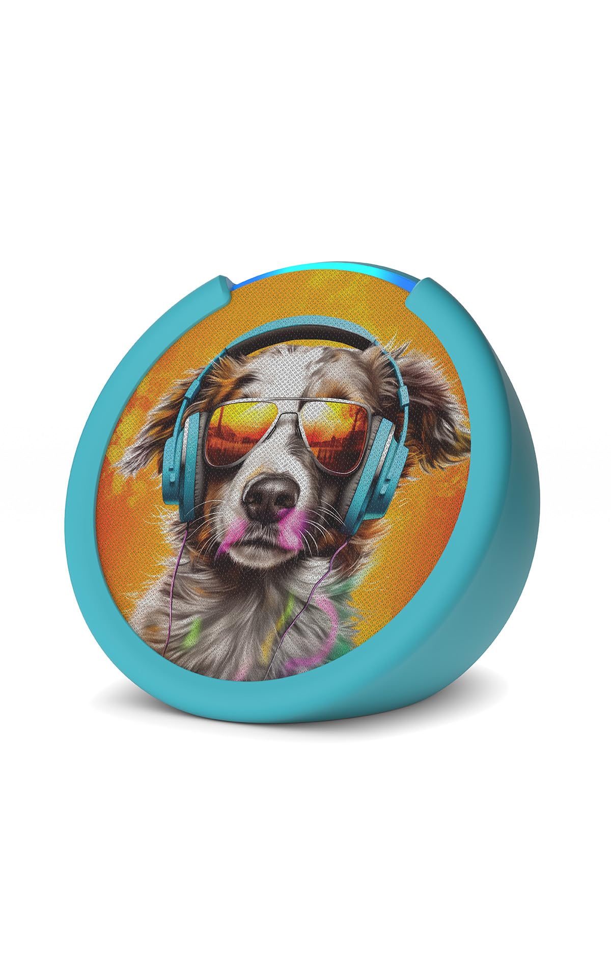 Amazon Echo Pop Kids (newest model), Designed for kids, Designed for Alexa+, parental controls, Includes 6 months of Amazon Kids+, Anthro Pup