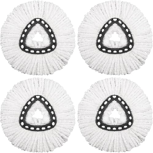 Miniatura 15 de Mango de repuesto de trapeador giratorio de 4 secciones, mango de trapeador compatible con mopa giratoria Ocedar, 2.5 a 5 pies, fácil limpieza