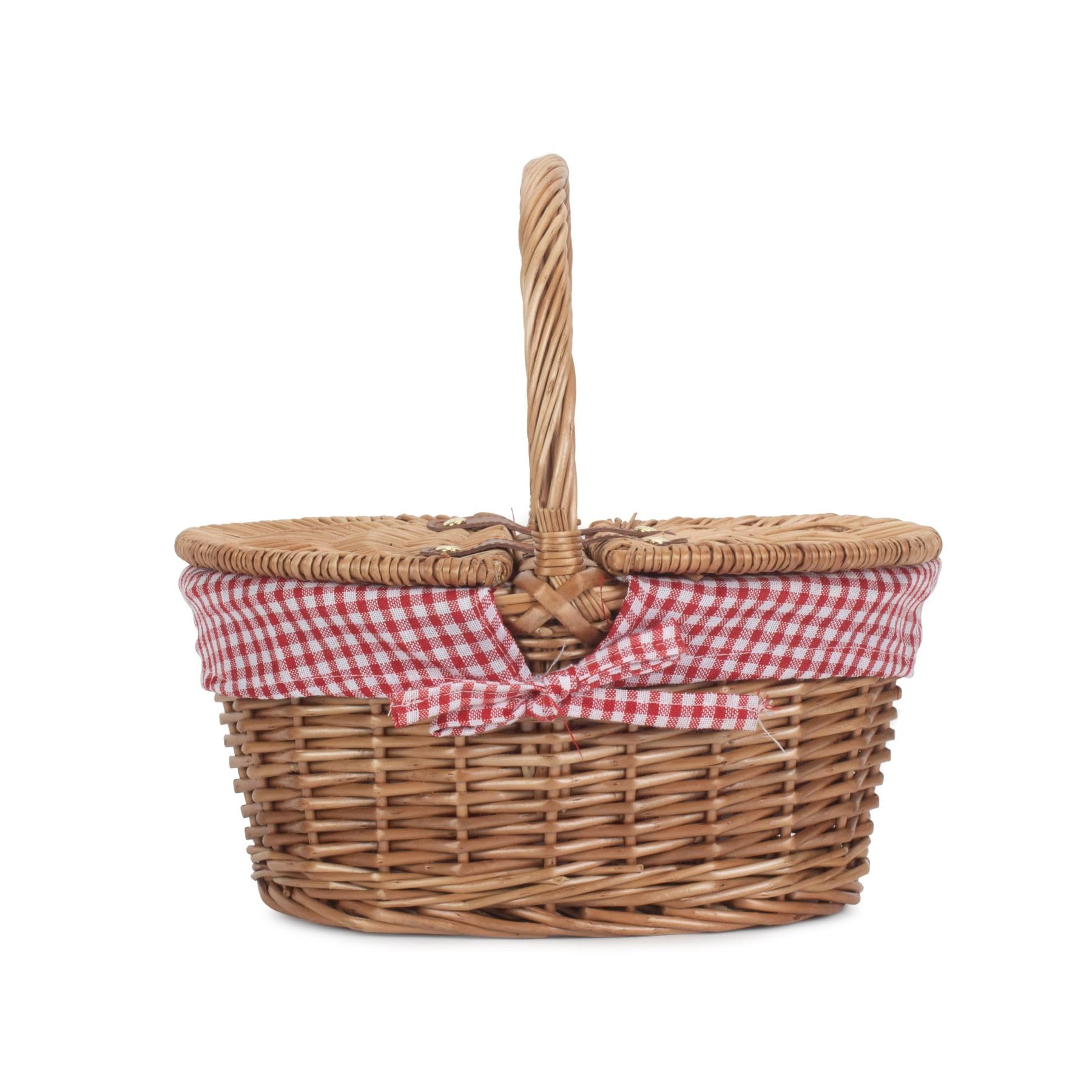 Red Hamper Finish Childs czerwone kontrolowane owalne koszyk piknikowy