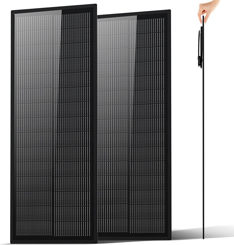 ECO-WORTHY Ultra Slim 2PCS 100W Solar