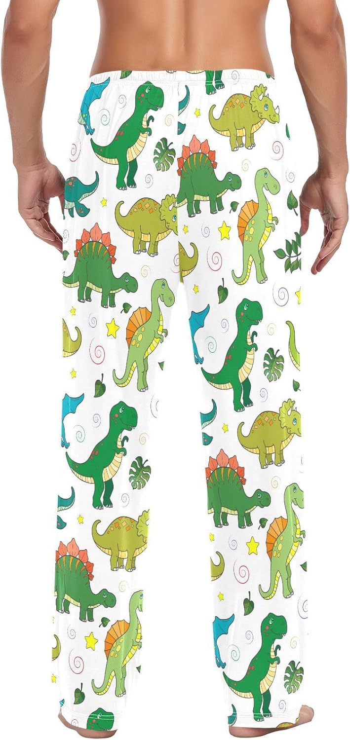 ZZKKO Pajamas Pants for Men Horses Animals Men's Pajama Bottoms 100% Cotton PJ Pants for Mens S-XXL - Image 5